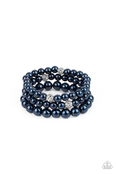 women crystal bracelets -Here Comes The Heiress Blue Bracelet