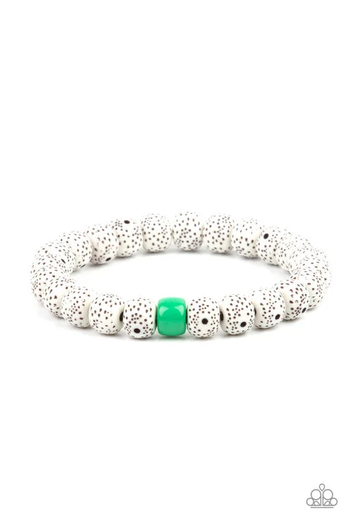 women birthstone bracelets -ZEN Second Rule Green Urban Bracelet