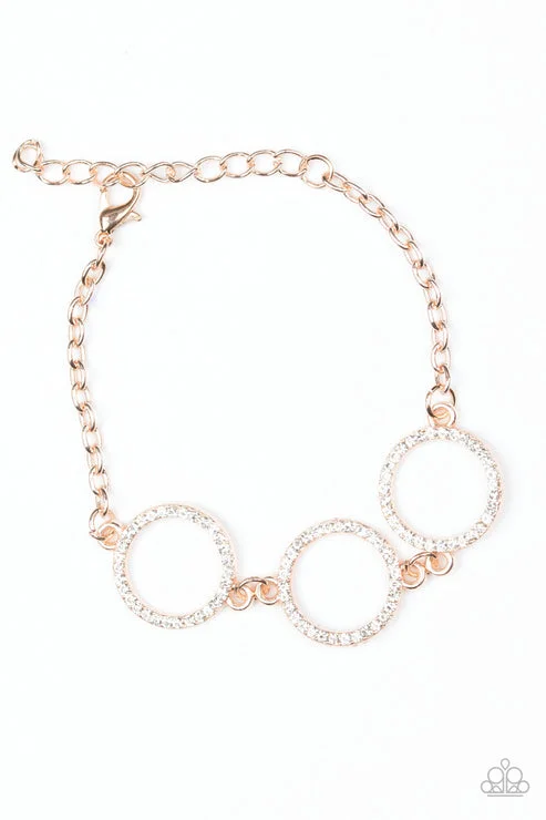 women bracelets -Dress The Part Rose Gold Bracelet