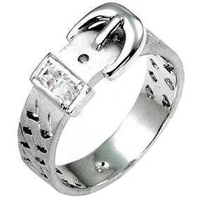 women platinum rings -R07650N-C01