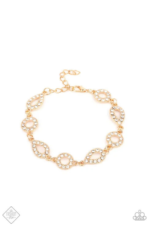 women chunky gold bracelets -Royally Refined Gold Bracelet