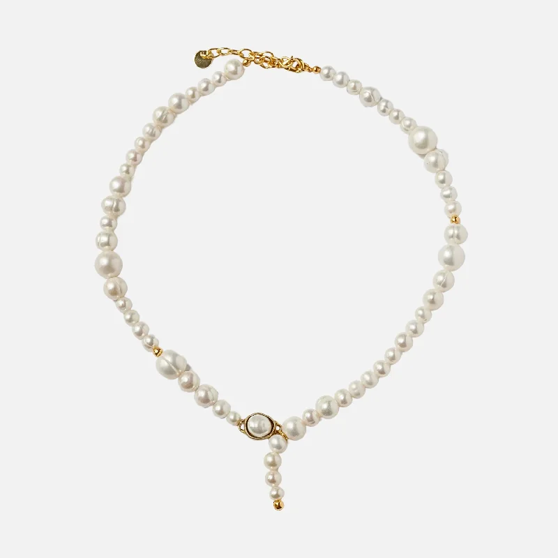 women pearl necklaces -Nautilus Collar