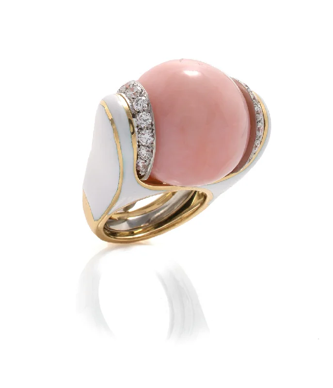 women wide wedding rings -Ball Ring