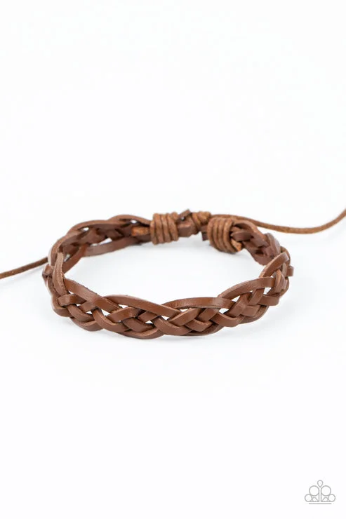 women wedding bracelets -Time To Hit The RODEO Brown Urban Bracelet