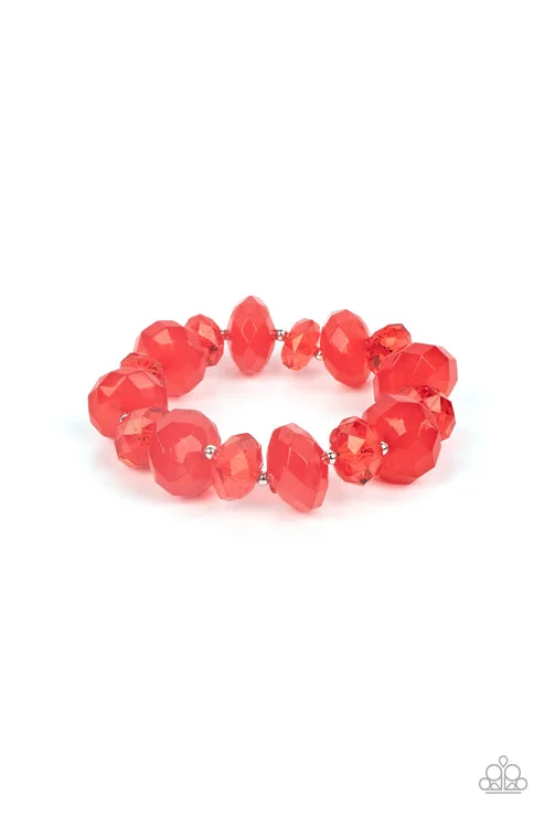 women pearl bangles -Keep GLOWING Forward Red Bracelet