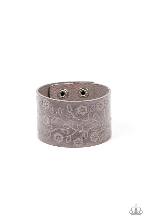 women double bangle bracelets -Rosy Wrap Up Silver Urban Bracelet