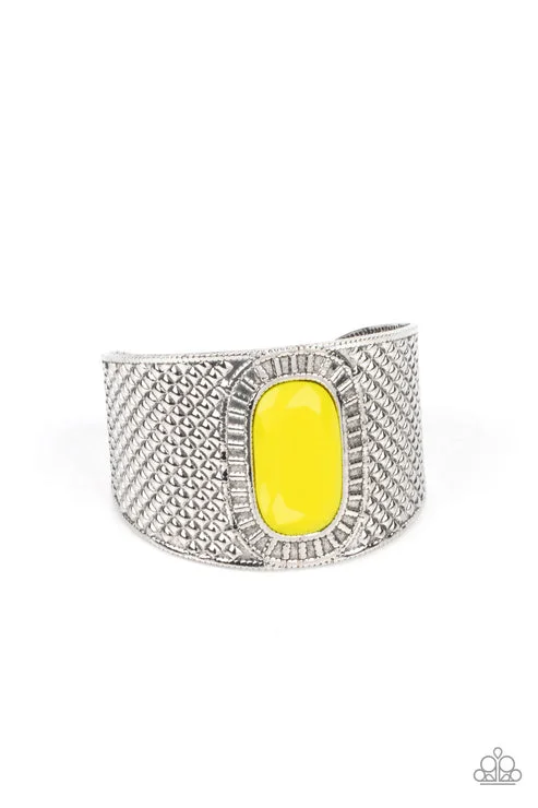 women classic bangles -Poshly Pharaoh Yellow Bracelet