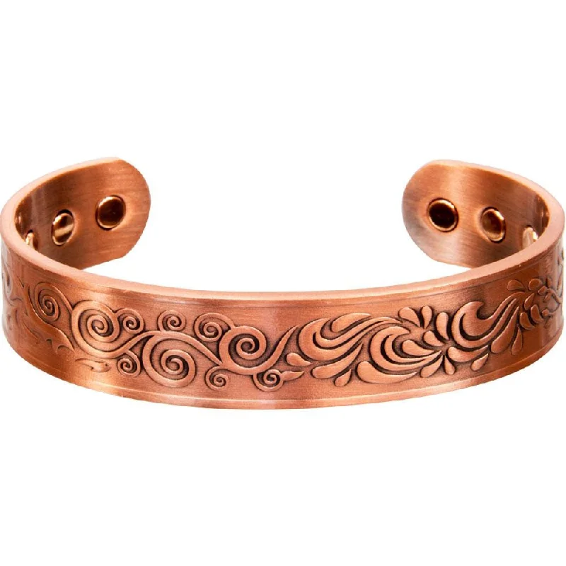 women bracelets -Antique Copper Magnetic Bracelet - 4 Elements