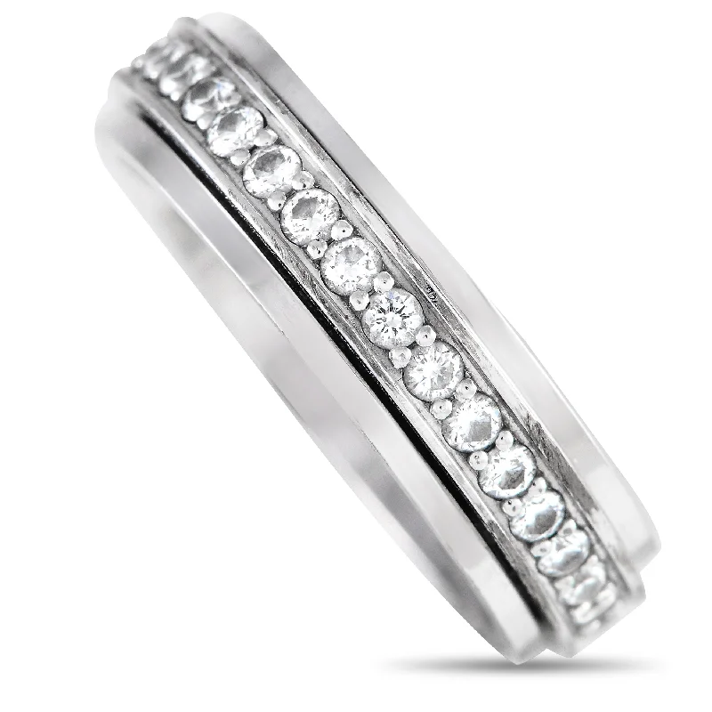 eco-friendly engagement rings -Piaget Possession 18K White Gold 0.24ct Diamond Ring G34PK550