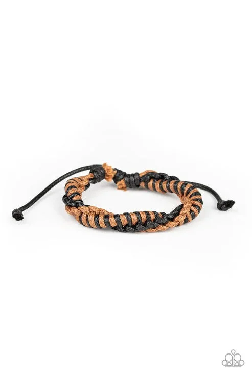 women minimalist bracelets -Outdoor Expedition Brown Urban Bracelet