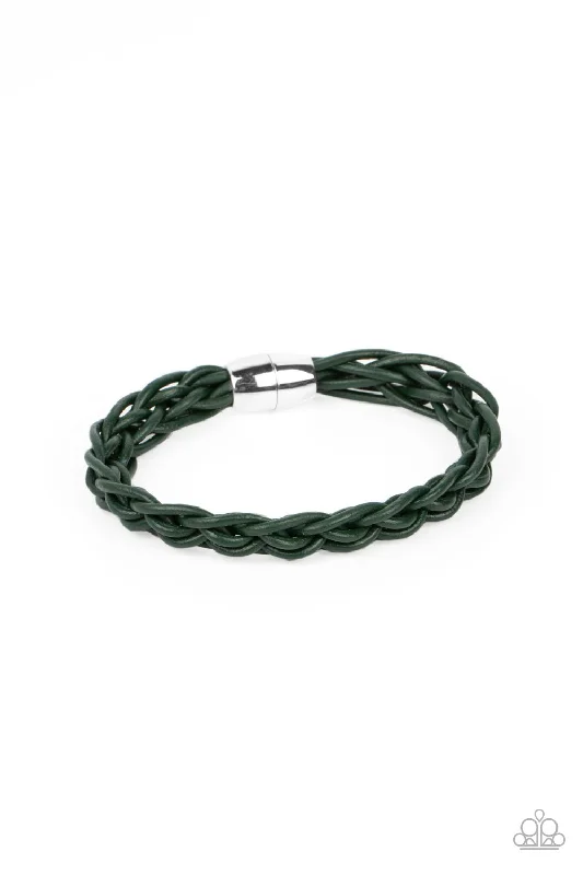 women thin bangles -Cattle Ranch Green Urban Bracelet