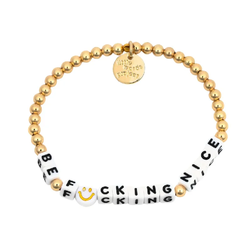 women chain bangles -Little Words Project Lucky Symbols Bracelet