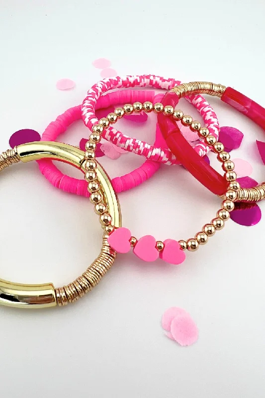 women vintage bangles -Valentine Bracelet Set