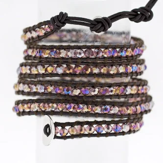 women vintage-style bangles -32in Crystal Wrap Bracelets