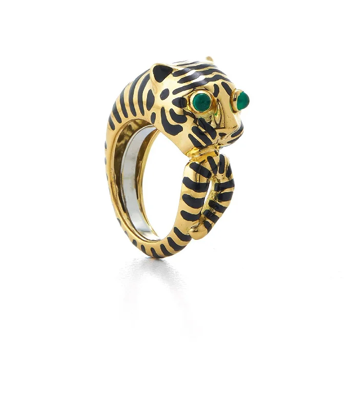 women custom rings -Tiger Ring