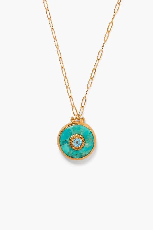 women cross necklaces -Victoria Necklace Turquoise