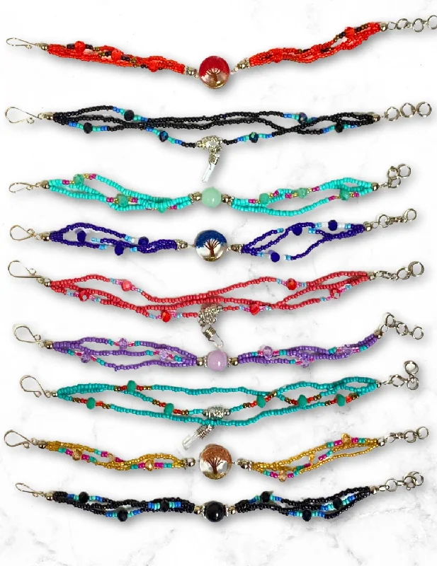 women friendship bracelets -Southwest Assorted Beaded Bracelets