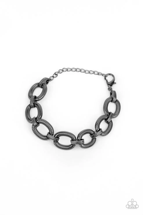 women fashion bangles -Industrial Amazon Black Bracelet