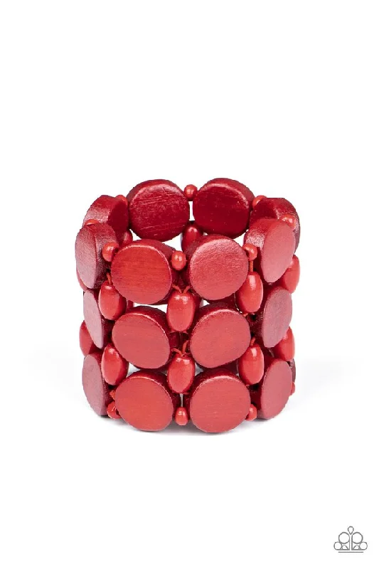 women romantic bangles -Cruising Coronado Red Bracelet