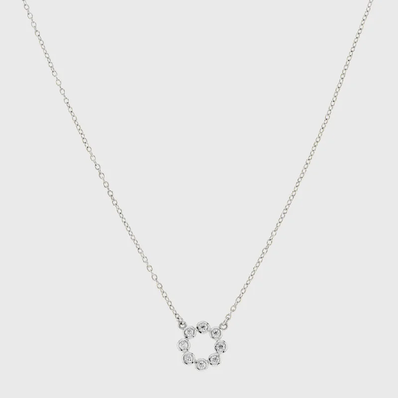 women pendant necklaces -Ortigia Mini Moissanite & Sterling Silver Necklace