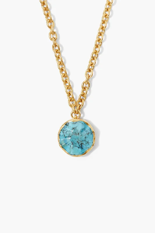 women birthstone necklaces -Catalina Necklace Turquoise