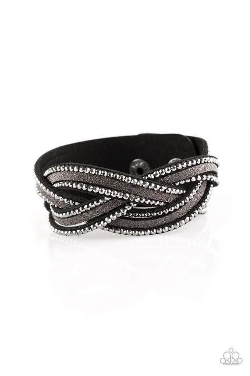 women diamond bracelets -Girls Do It Better Black Urban Bracelet