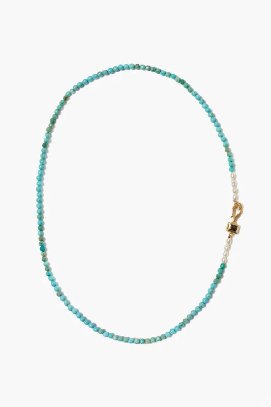 women zodiac necklaces -Santos Necklace Turquoise Mix