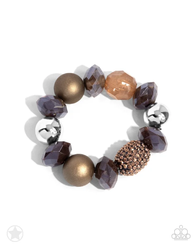 women custom gemstone bracelets -All Cozied Up Copper Bracelet