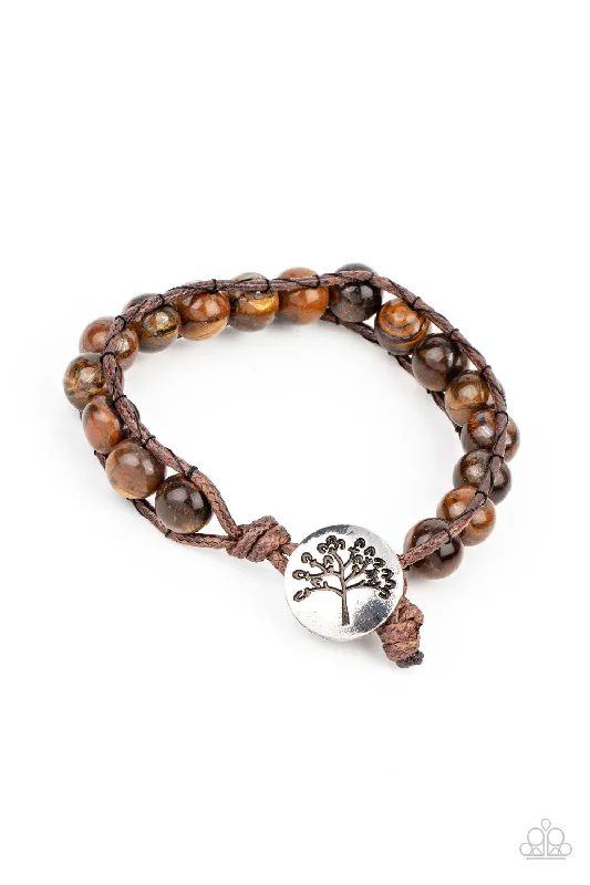 women friendship bracelets -Seasonal Bounty Brown Urban Bracelet