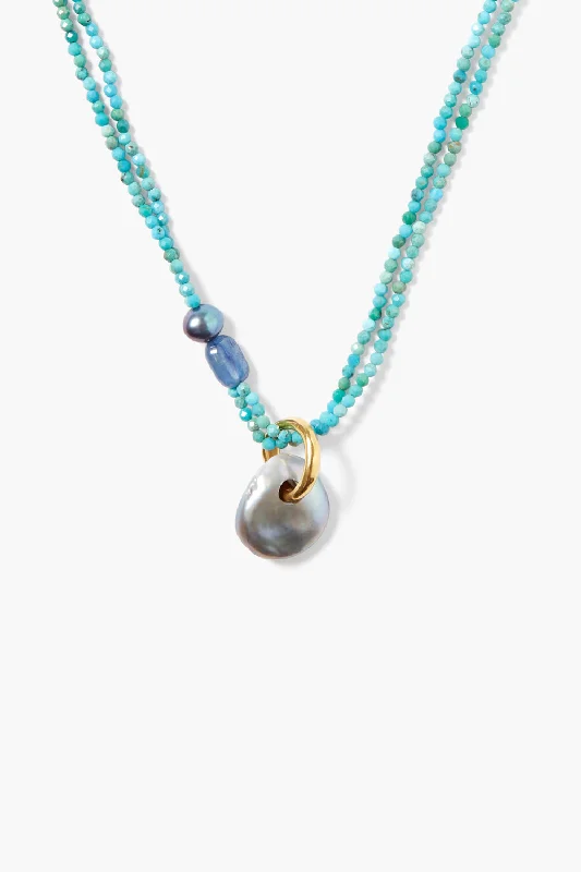 women diamond necklaces -Ibiza Necklace Turquoise