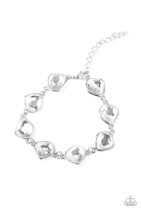 women heart-shaped bracelets -Perfect Imperfection White Bracelet