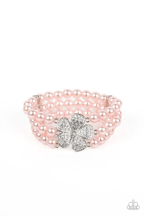 women chain bangles -Park Avenue Orchard Pink Bracelet