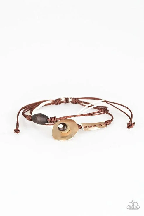 women colorful bracelets -Trail Trek Brown Urban Bracelet