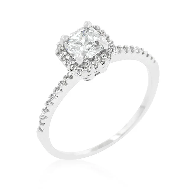 women round diamond rings -R08335R-C01