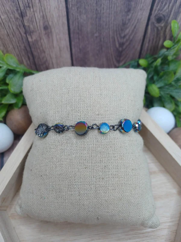 women trendy bracelets -Oil Spill Bracelet/Anklet