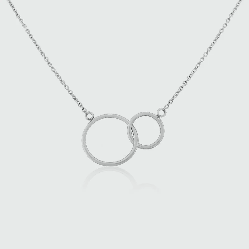 women cross necklaces -Kelso Sterling Silver Rings Necklace