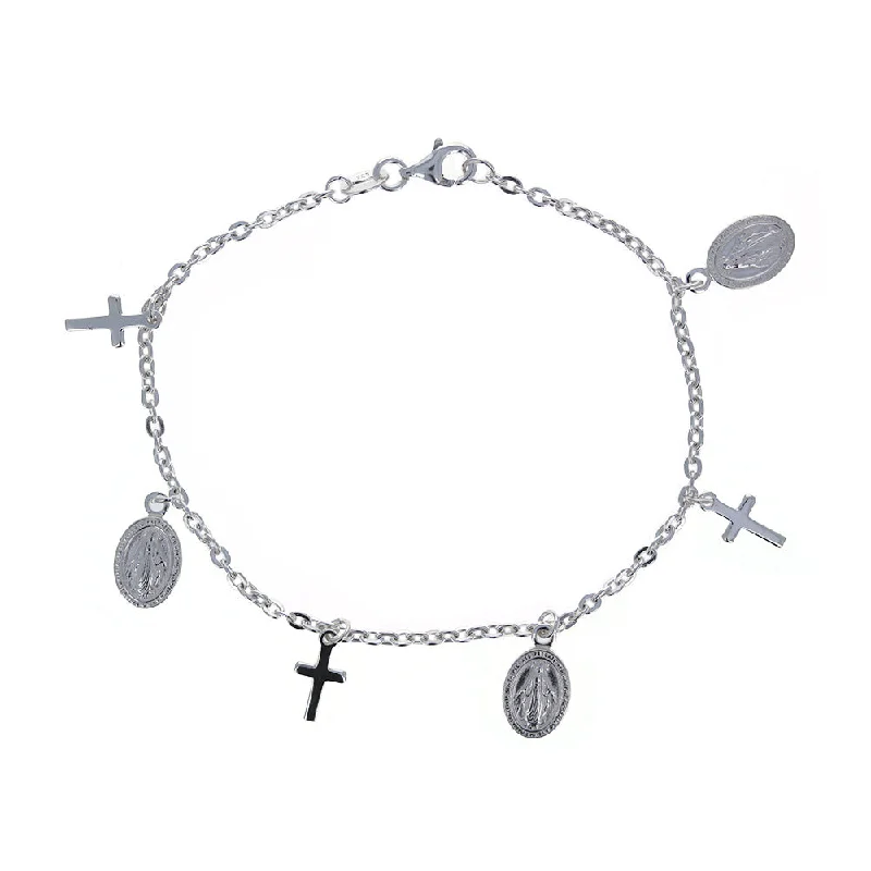 women luxury bracelets -Miraculous Mary Charm Bracelet