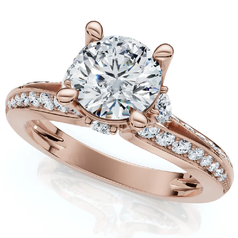 platinum solitaire engagement rings -12.30Ct Diamond Wide Fashion Ring Emerald & Oval Cut Gold Lab Grown Band Size: 9