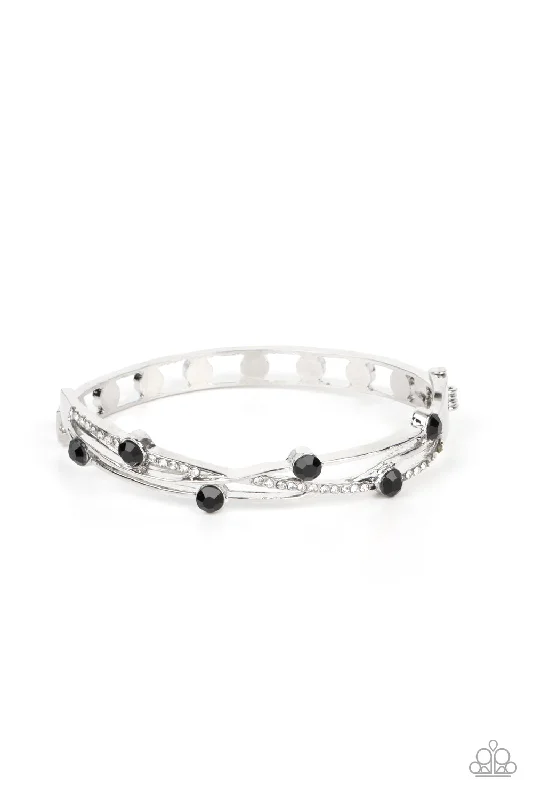 women anniversary bracelets -Slammin Sparkle Black Bracelet