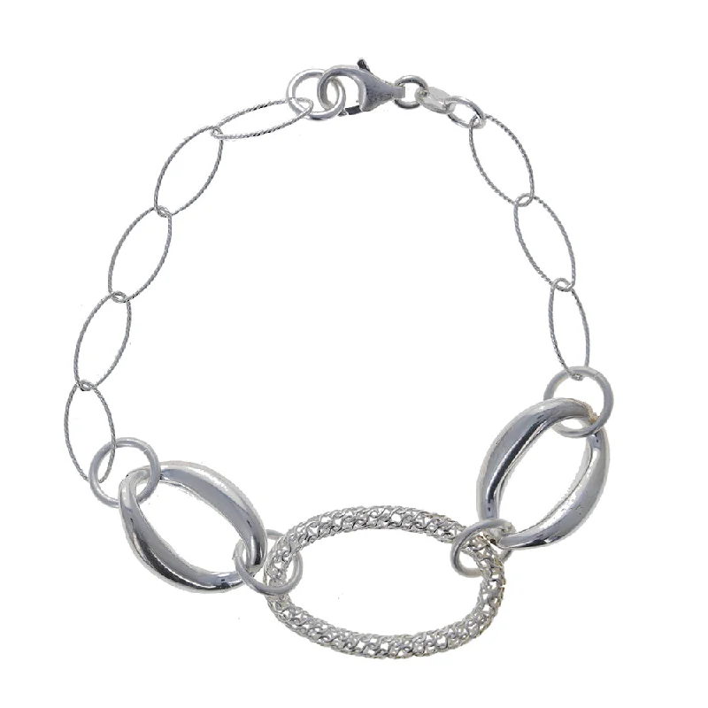 women romantic bangles -Mesh Link Bracelet