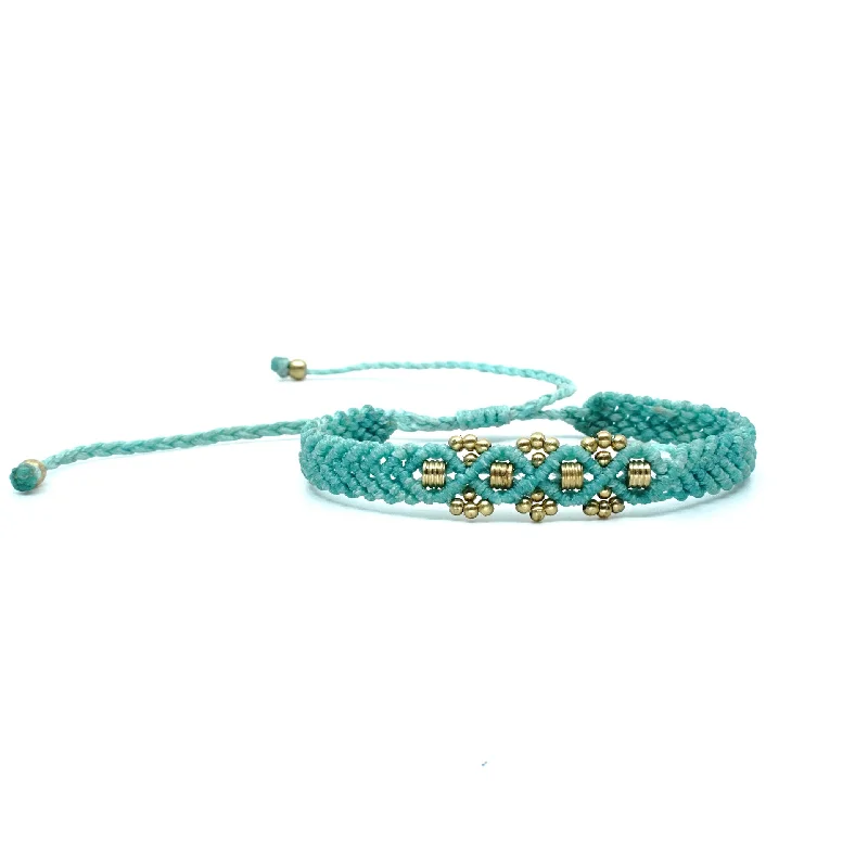 women adjustable bracelets -The Chaar Bracelet with Short Barrel Bead