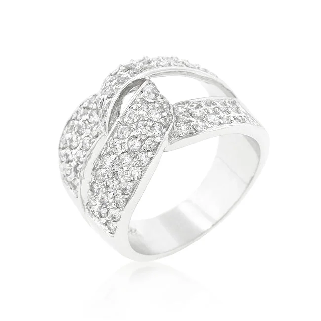 women silver rings -R08314R-C01