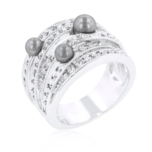 women modern wedding rings -R08263R-C82