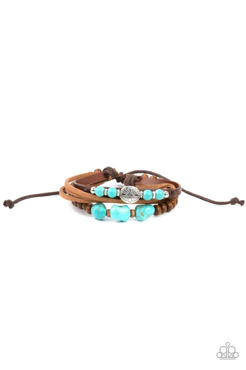 women bangles sets -Act Natural Blue Urban Bracelet