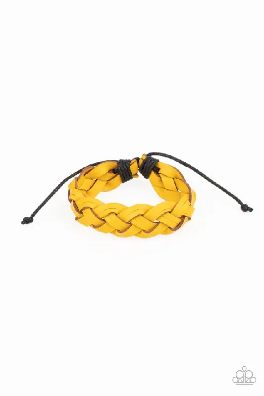 women minimalist bangles -SoCal Summer Yellow Urban Bracelet