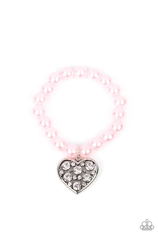 women bracelet bangles sets -Cutely Crushing Pink Bracelet